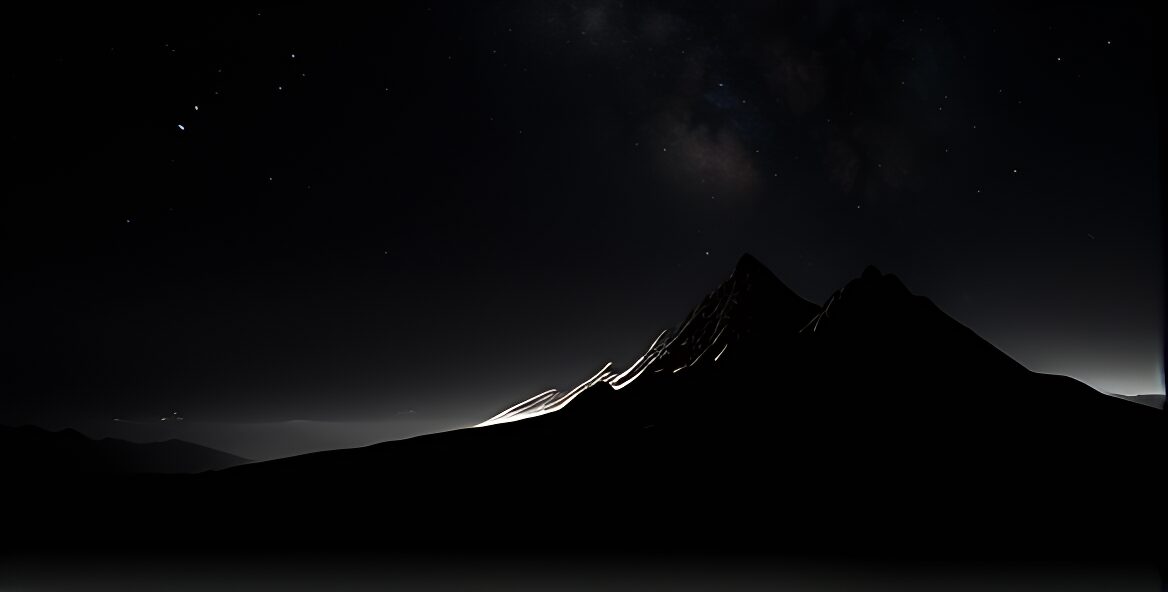 Dark Mountain In The Dark