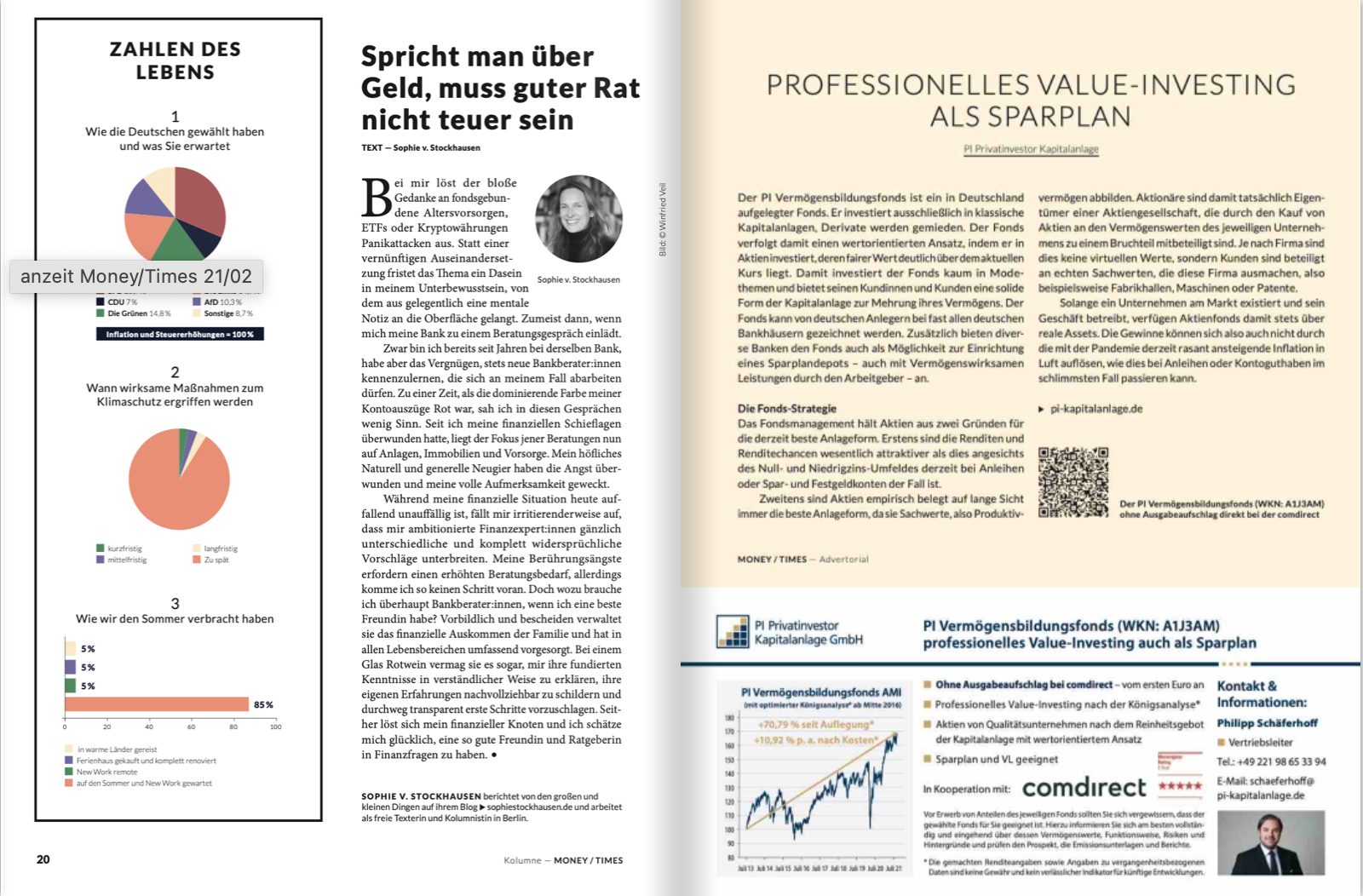 Seite 20 aus der Oktoberausgabe 2021 der Money Times